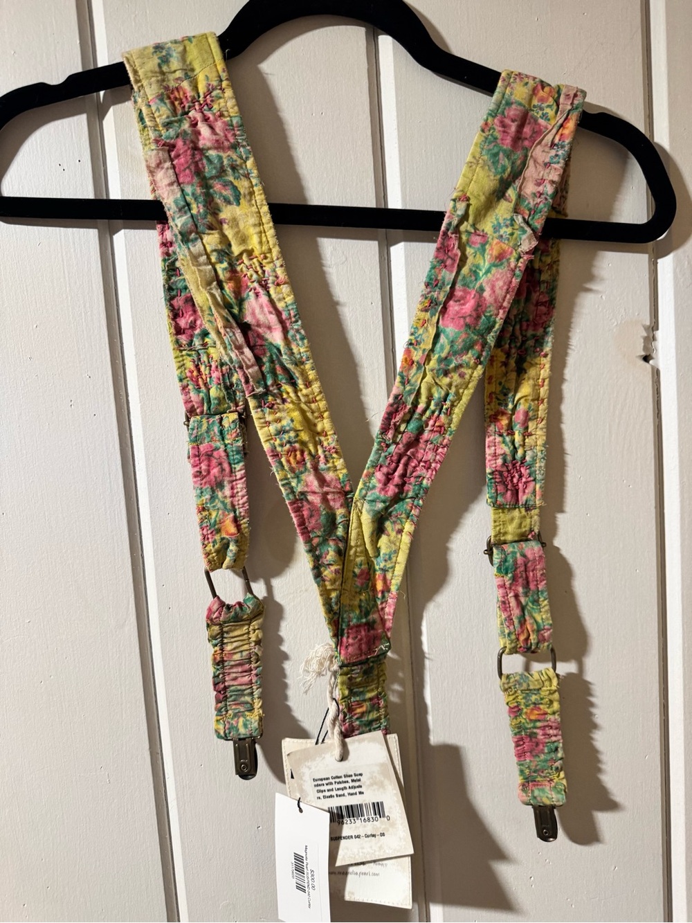 Magnolia Pearl Floral Suspenders with Metal Clips BNWT in Curtsy Color - Picture 3 of 4